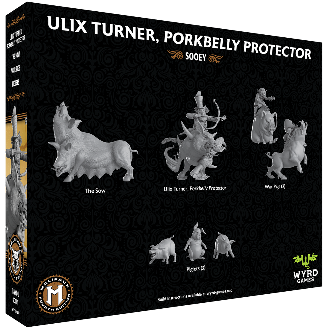 
                    
                      Malifaux Fourth Edition: Ulix Turner, Porkbelly Protector box back
                    
                  
