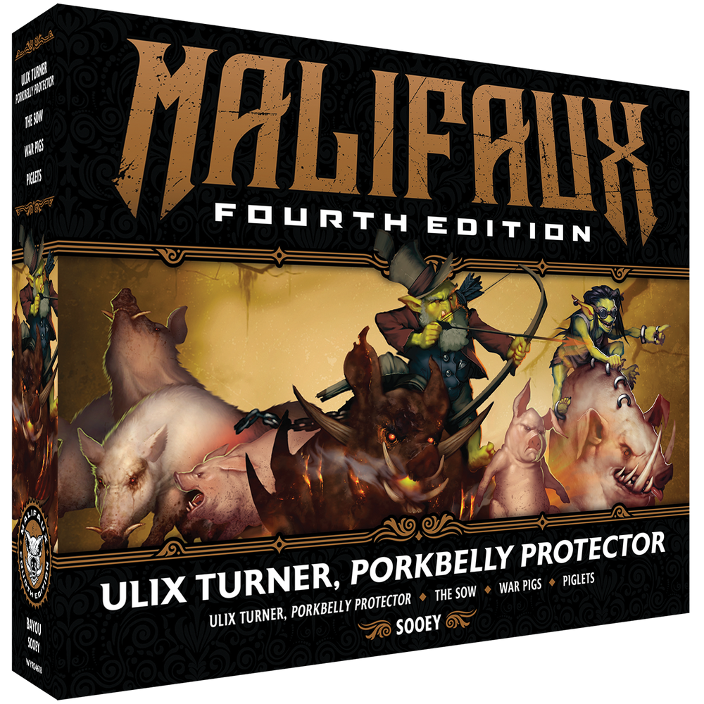 Malifaux Fourth Edition: Ulix Turner, Porkbelly Protector box front