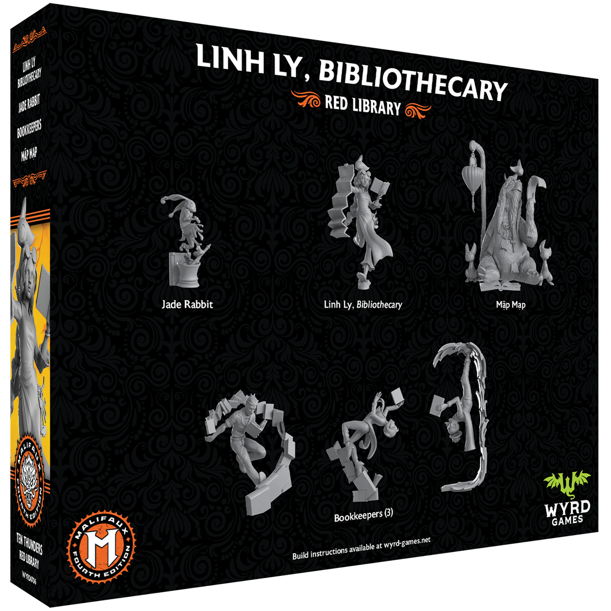 Malifaux Fourth Edition: Linh Ly, Bibliothecary box back