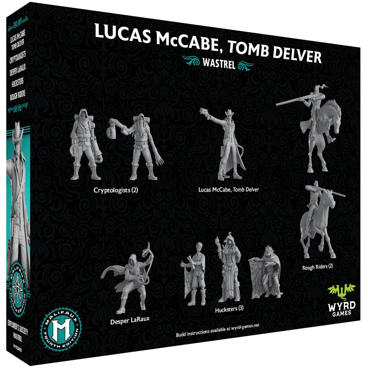 Malifaux Fourth Edition: Lucas McCabe, Tomb Delver box back
