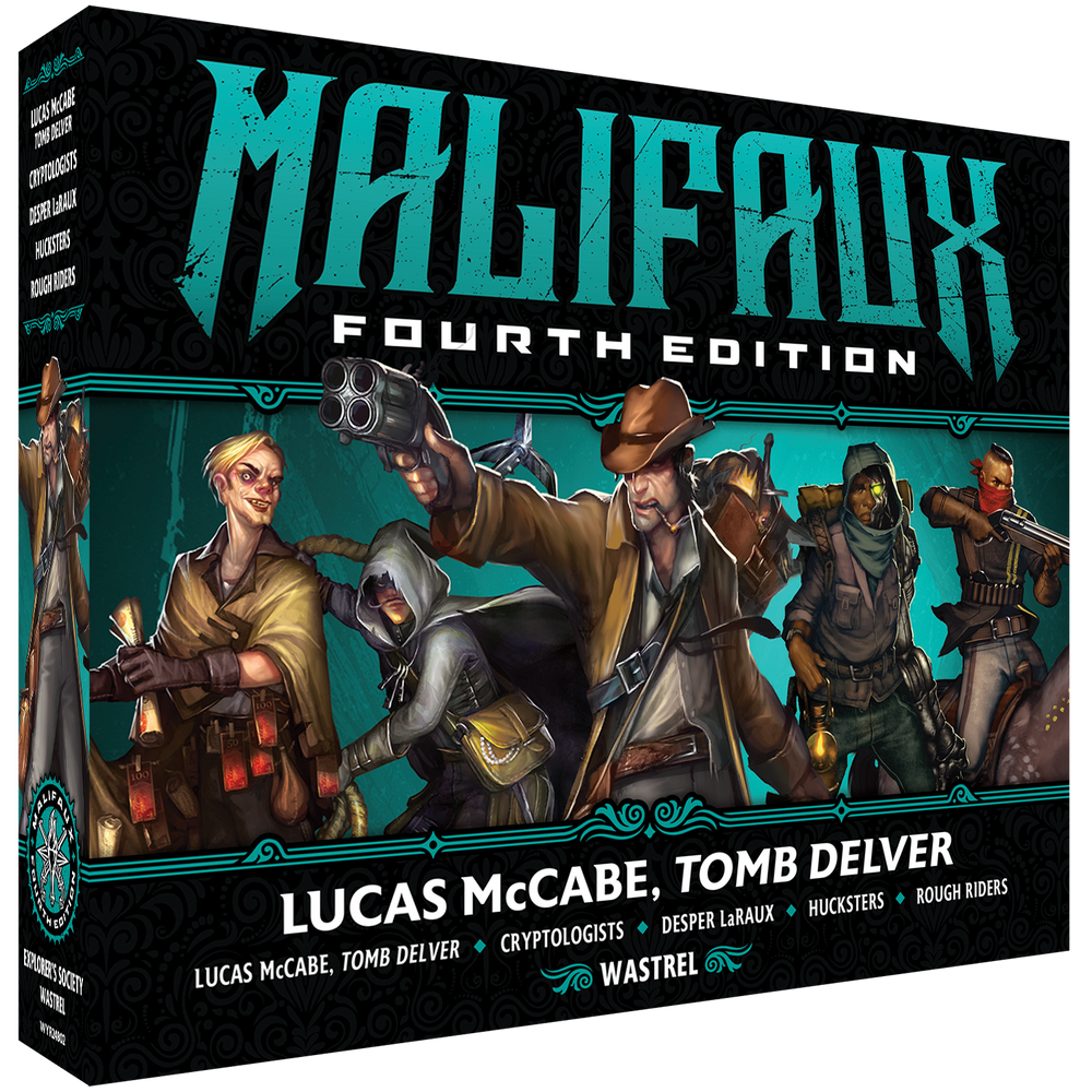 Malifaux Fourth Edition: Lucas McCabe, Tomb Delver box front
