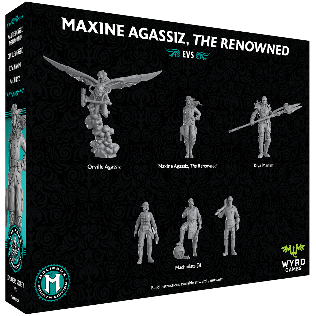 Malifaux Fourth Edition: Maxine Agassiz, The Renowned box back