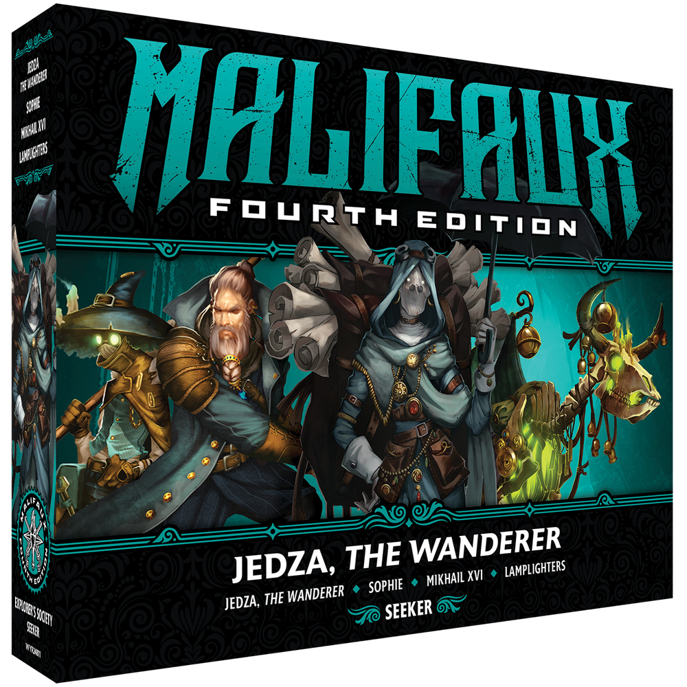 Malifaux Fourth Edition: Jedza, The Wanderer, front package image