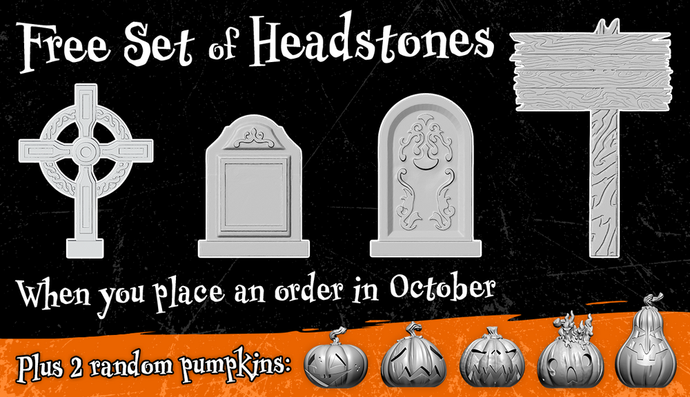 Tombstones and Pumpkins Promo