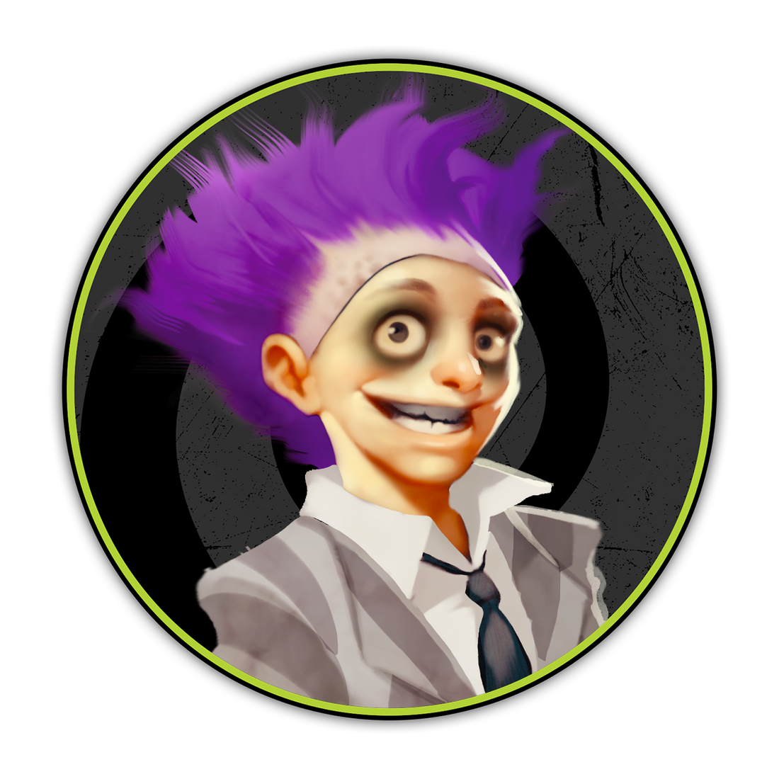 
                    
                      Round color artwork of Rotten Harvest Juicebox, an alternative Mortimer.
                    
                  