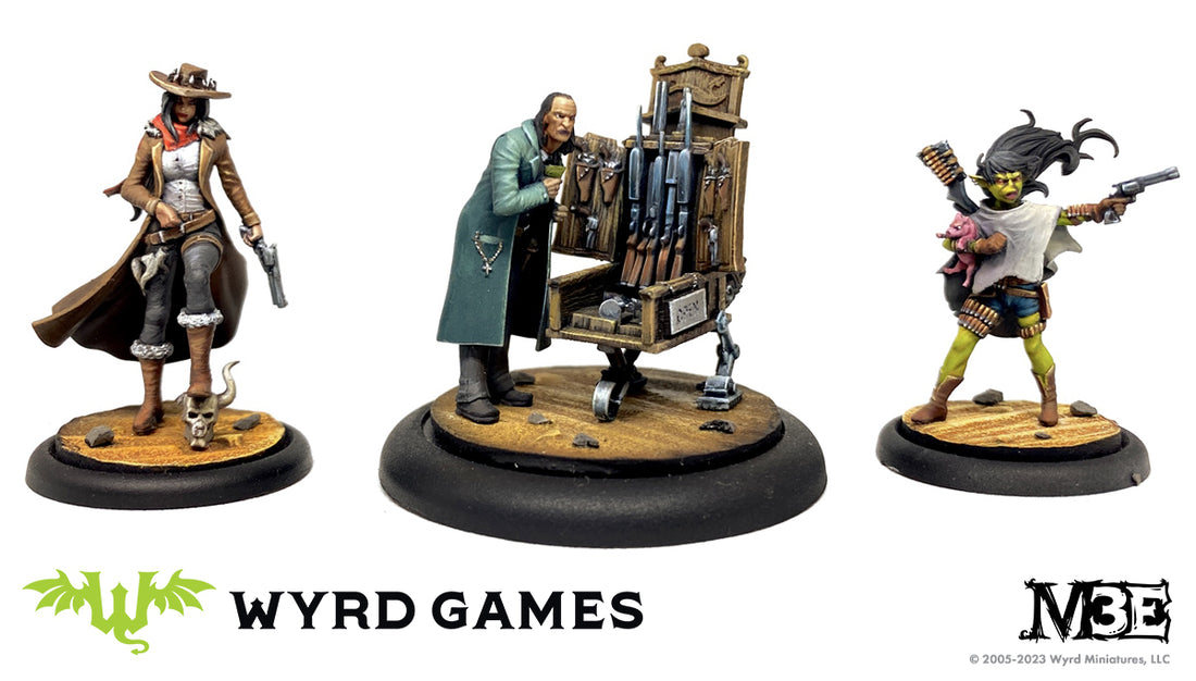 
                    
                      Wyrd Miniatures Malifaux Behind the Trigger character miniature showing detailed sculpt and vibrant paintwork.
                    
                  