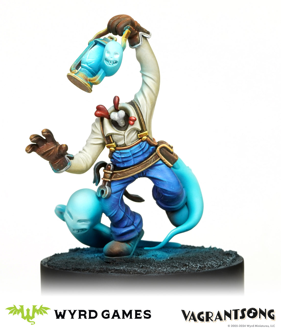 
                    
                      Vagrantsong Iconic Trouble Ahead Maco Joe miniature by Wyrd for Vagrantsong board game, featuring detailed character design.
                    
                  
