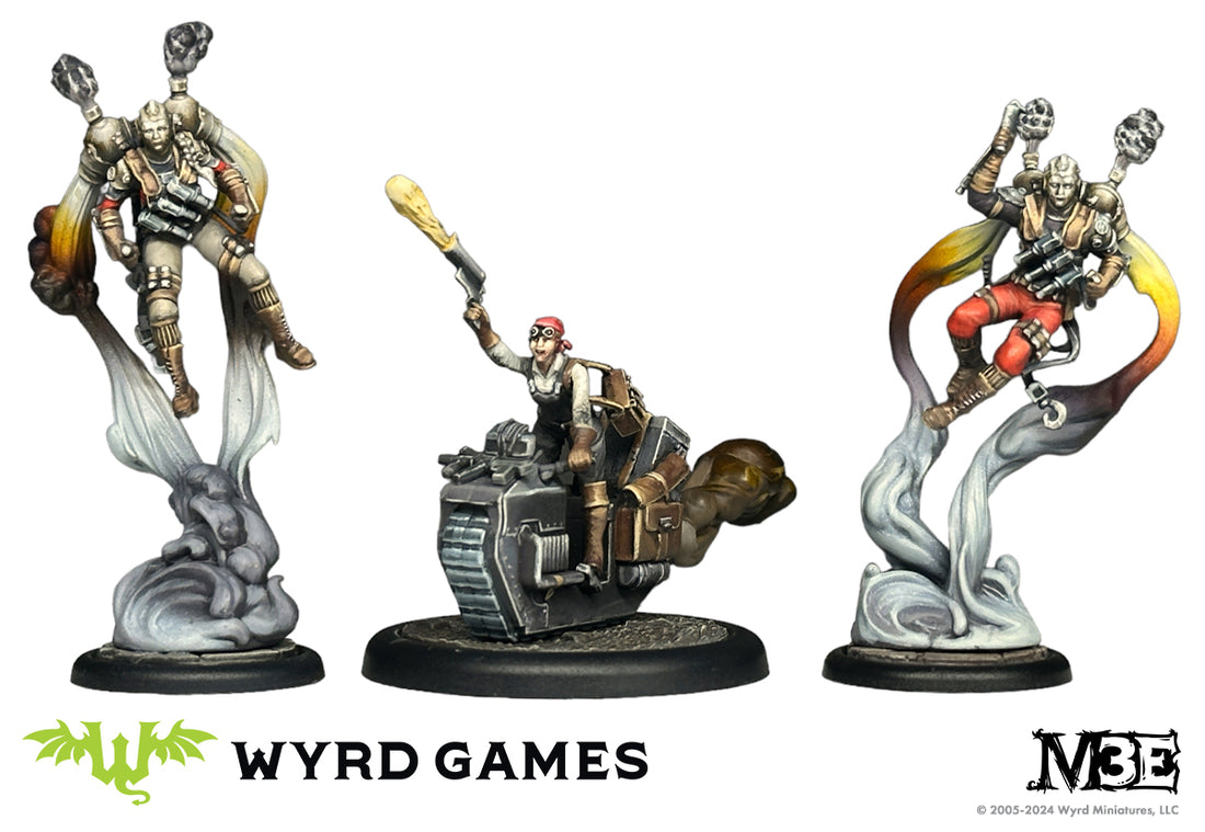 
                    
                      Miniature figure from Wyrd Miniatures' Into the Fray set, featuring detailed character art and dynamic pose for tabletop gaming.
                    
                  