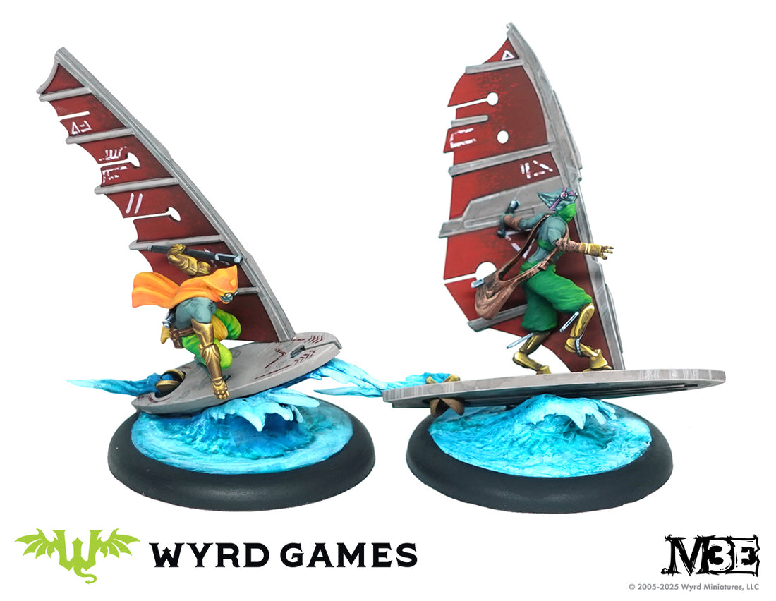 
                    
                      Wyrd Miniatures Slipstreamers gaming miniatures with detailed sculpted figures and dynamic poses on a gaming base.
                    
                  