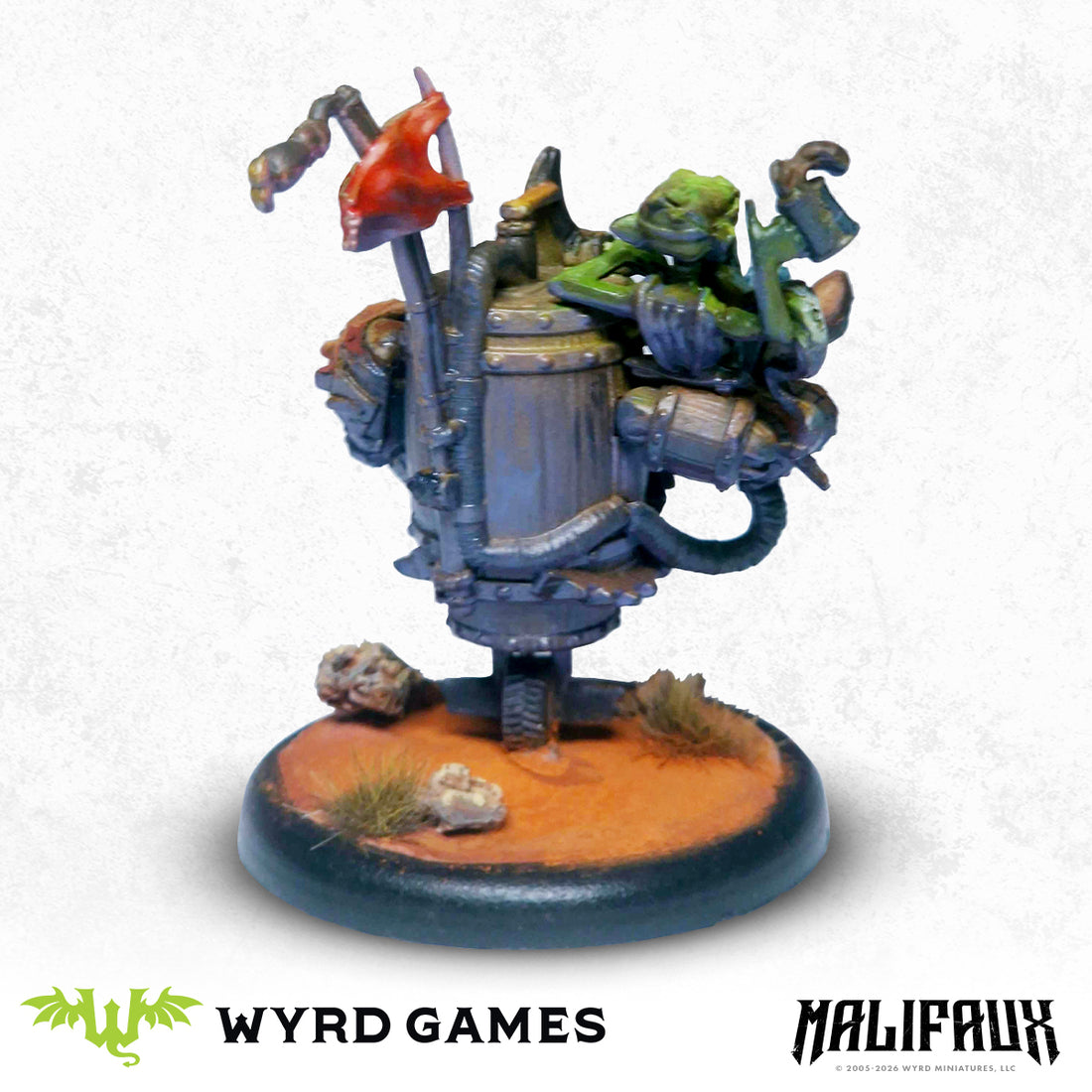 
                    
                      Close-up of a detailed miniature barrel from Race to the Finish by Wyrd Miniatures, featuring intricate design and realistic texture.
                    
                  