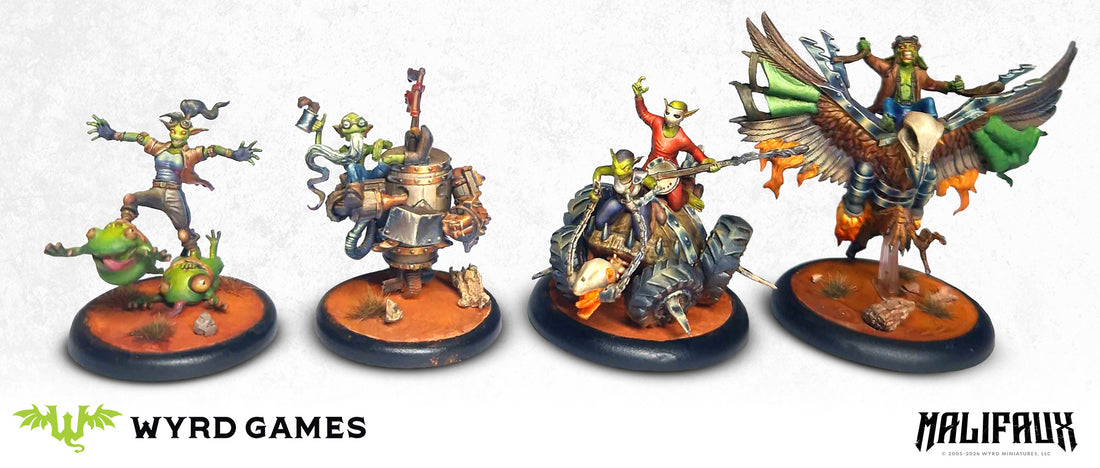 
                    
                      Wyrd Miniatures Race to the Finish miniature game box art showing detailed characters and dynamic scene from the board game.
                    
                  