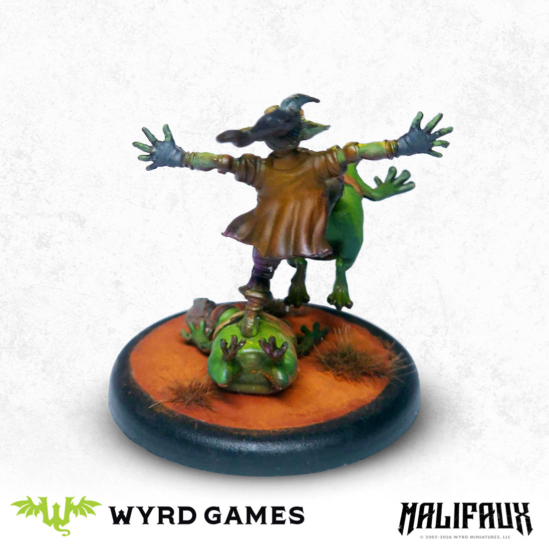 
                    
                      Colorful miniature figure from Wyrd Miniatures' Race to the Finish series, featuring detailed sculpting and vibrant paintwork.
                    
                  