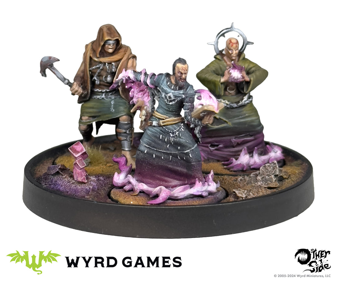 
                    
                      Doomseekers The Other Side Unit Box by Wyrd Miniatures showing detailed miniatures of alien-looking figures in a box set
                    
                  