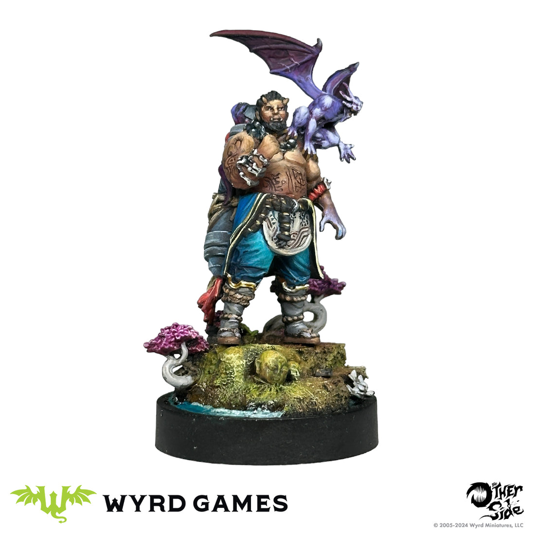 
                    
                      Wyrd Miniatures The Other Side Allegiance Box featuring Zhong Kui character miniature with detailed painting and scenic base.
                    
                  