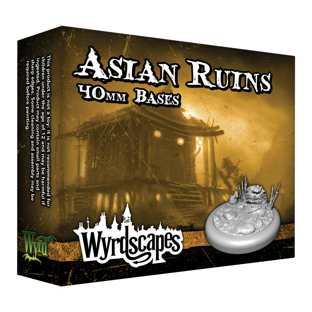 WyrdScapes Asian Ruins 40mm bases box
