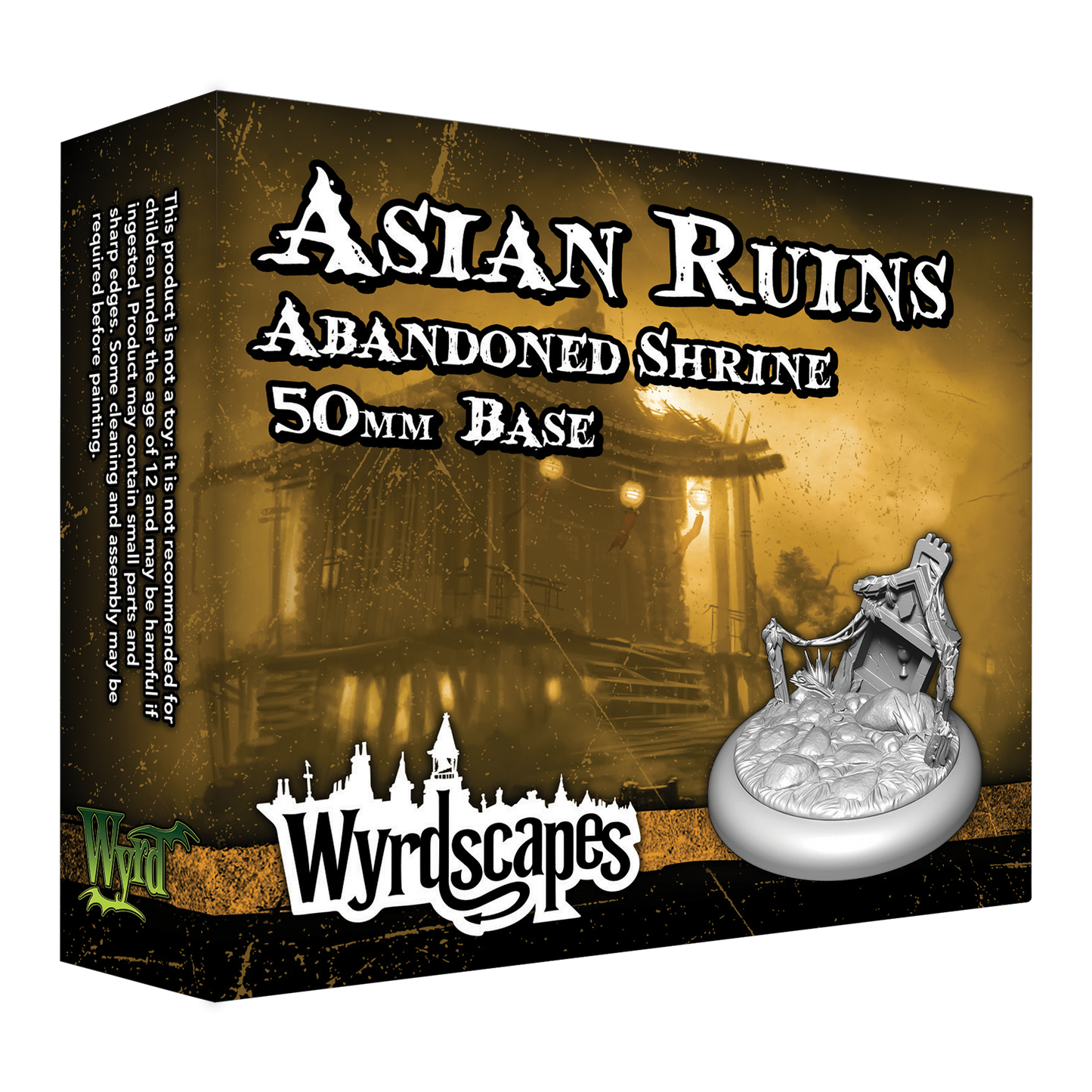 
                  
                    WyrdScapes Asian Ruins 50mm Shrine base box
                  
                