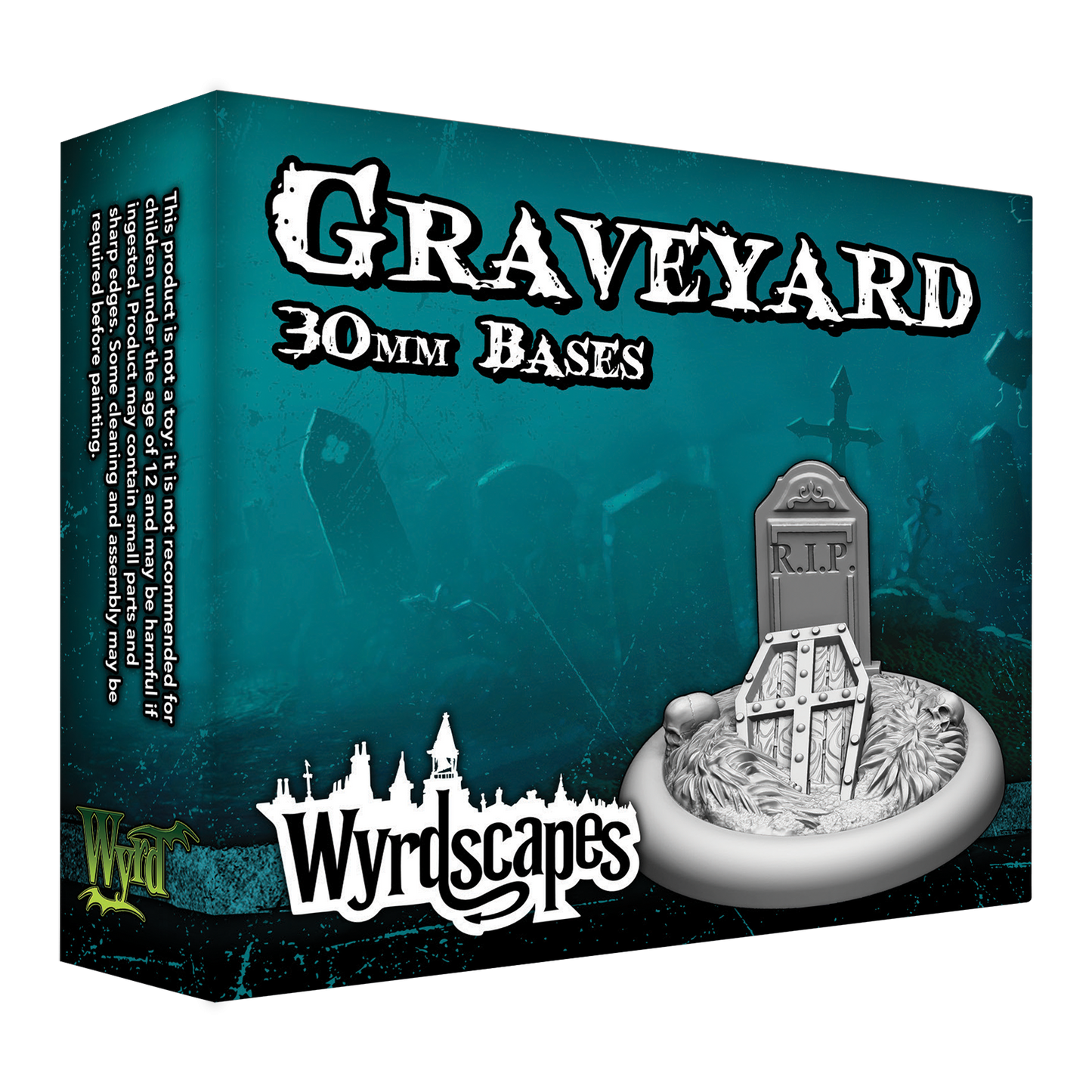 WyrdScapes Graveyard 30mm bases box