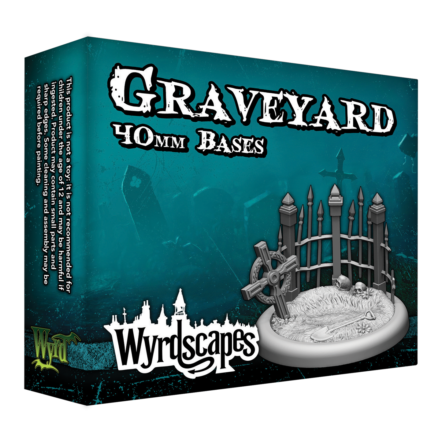 WyrdScapes Graveyard 40mm bases box