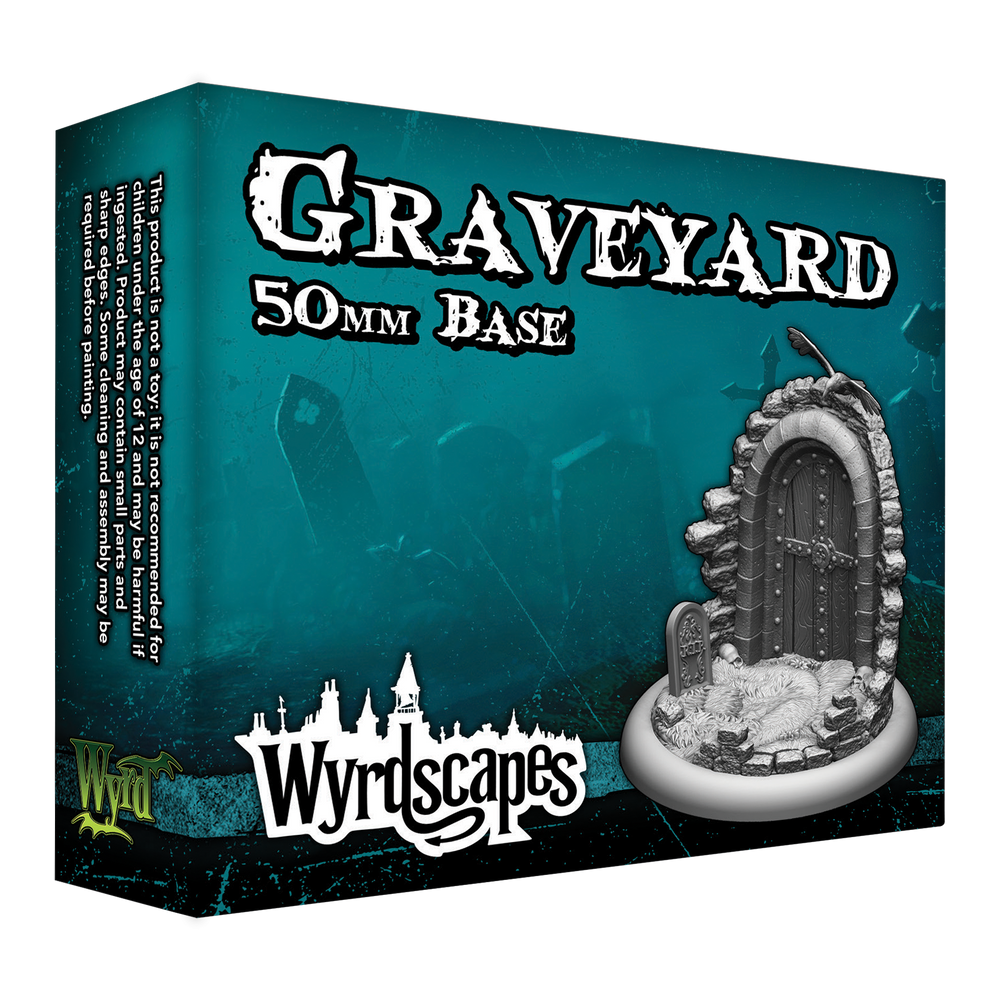 WyrdScapes Graveyard 50mm base box