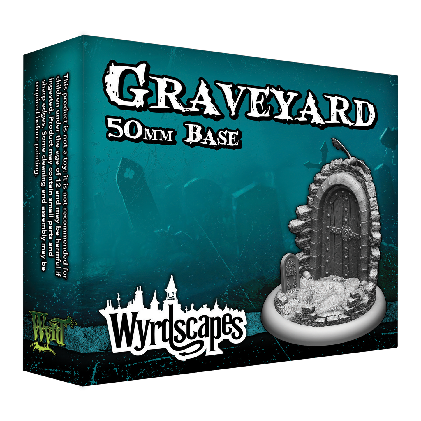 WyrdScapes Graveyard 50mm base box