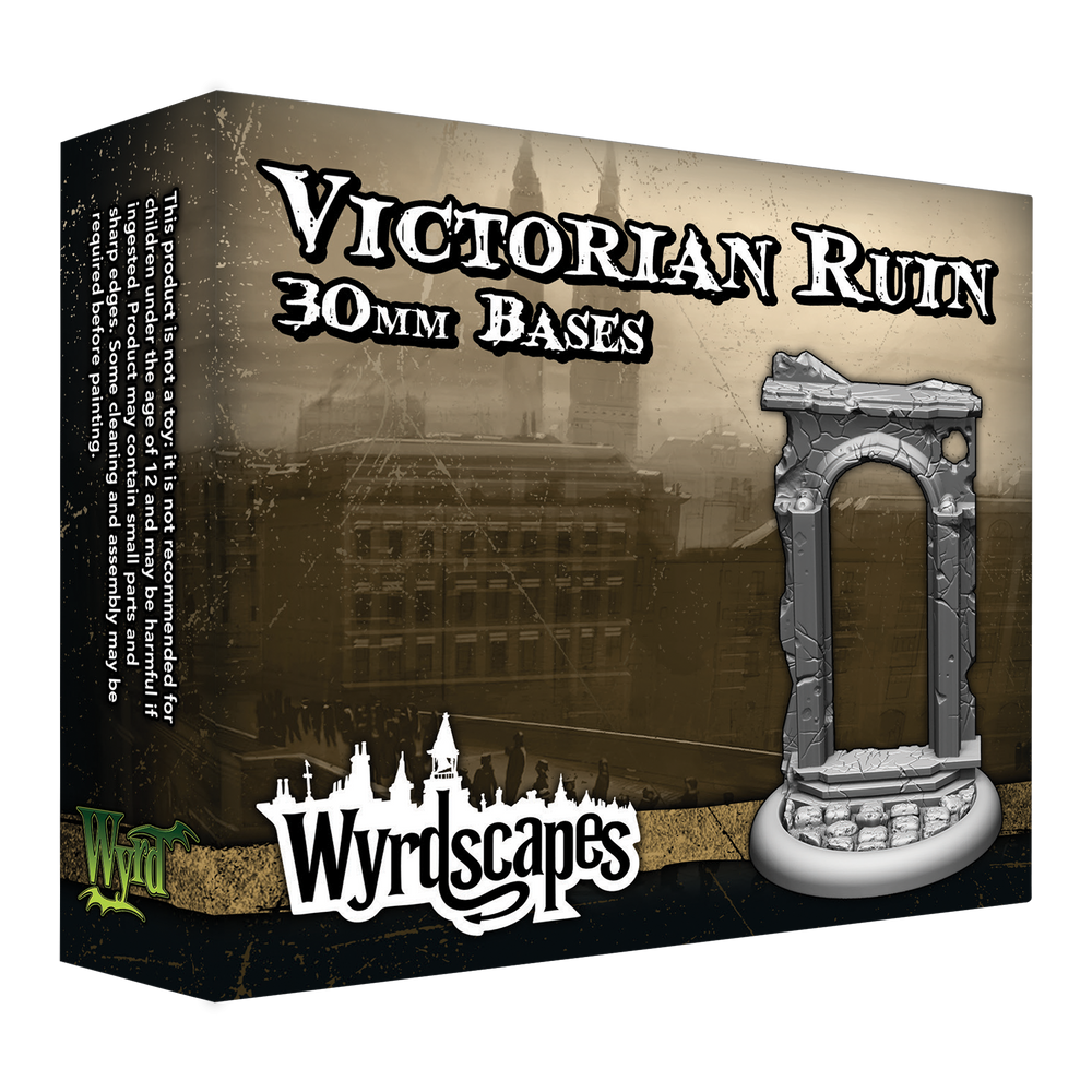 Wyrdscapes Victorian Ruin 30mm Bases box