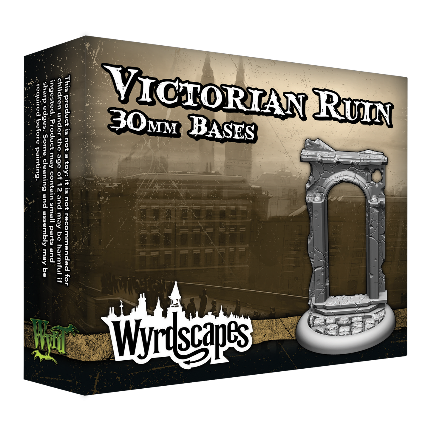 Wyrdscapes Victorian Ruin 30mm Bases box