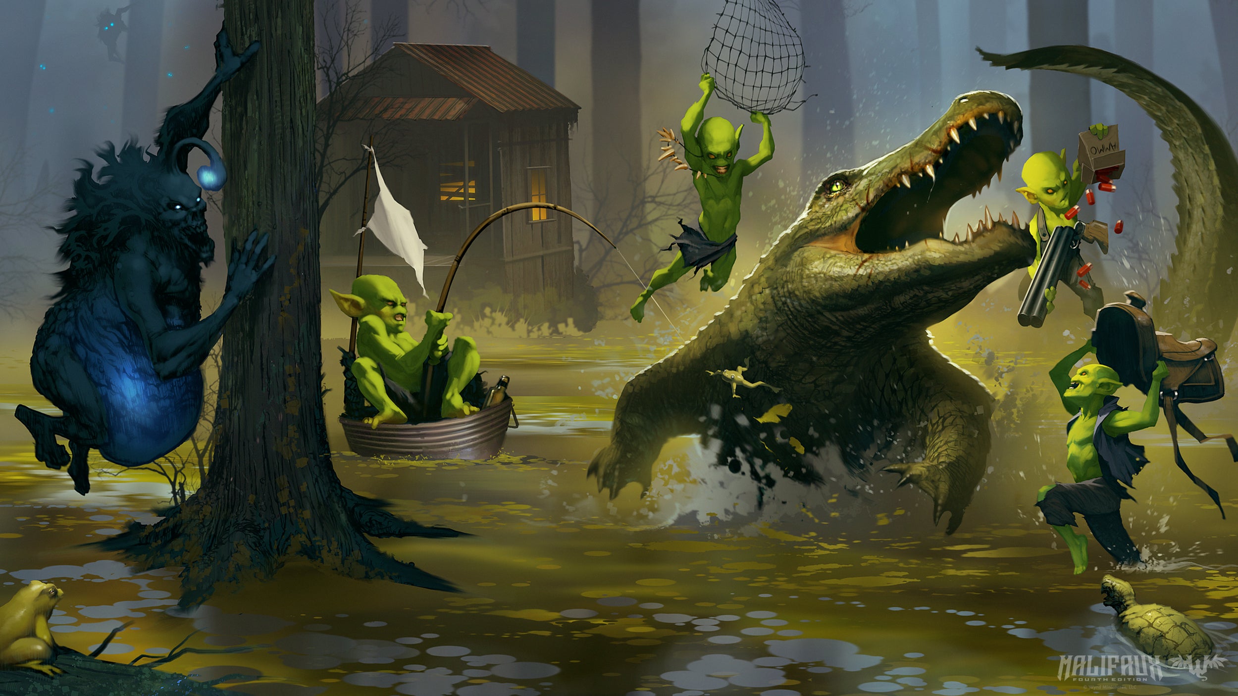 Bayou Gremlins in the swamp