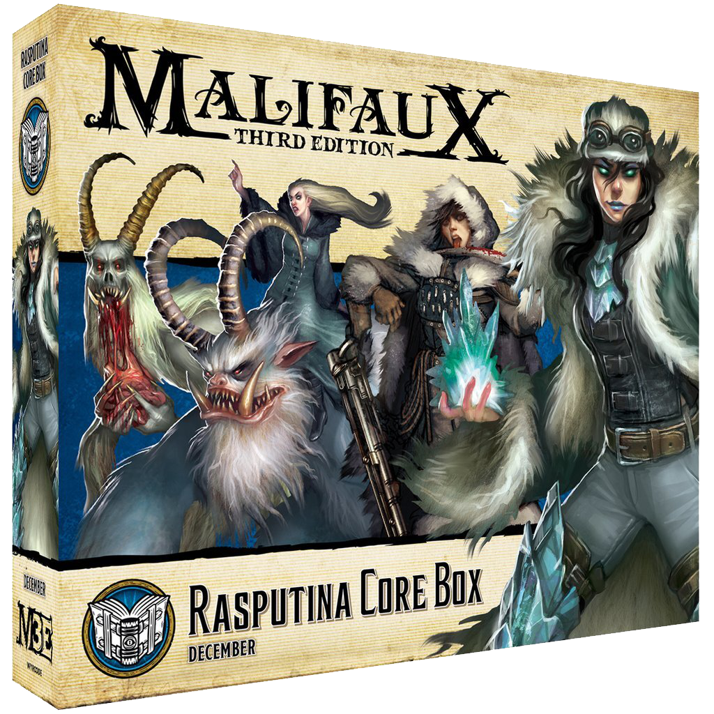 
                    
                      Wyrd Miniatures Rasputina Core Box with detailed miniatures and accessories for tabletop gaming, featuring characters and themed components.
                    
                  