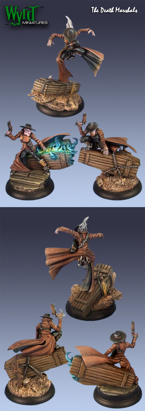 Malifaux Classics: Death Marshals (3 Pack) - Wyrd Miniatures - Online Store