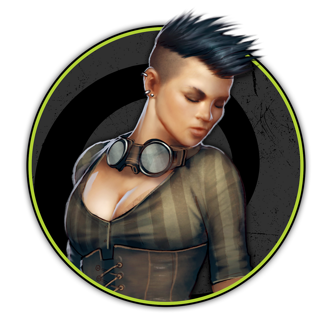 
                    
                      Limited edition Miss Anne Thrope Alternative Ruffian miniature by Wyrd Miniatures, featuring detailed character artwork.
                    
                  