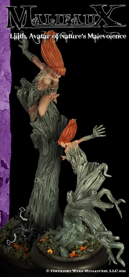 Malifaux Classics: Lilith - Avatar of Natures Malevolence - Wyrd Miniatures - Online Store