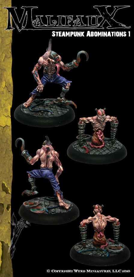 Malifaux Classics: Steampunk Abominations Set 1 (2 Pack) - Wyrd Miniatures - Online Store