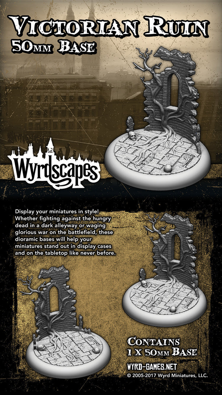 Wyrdscape Victorian Ruin 50mm - Wyrd Miniatures - Online Store