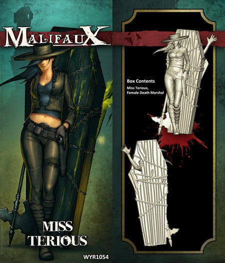 
                    
                      Limited edition Miss Terious alternative death marshal figure by Wyrd, store exclusive collectible with detailed design.
                    
                  
