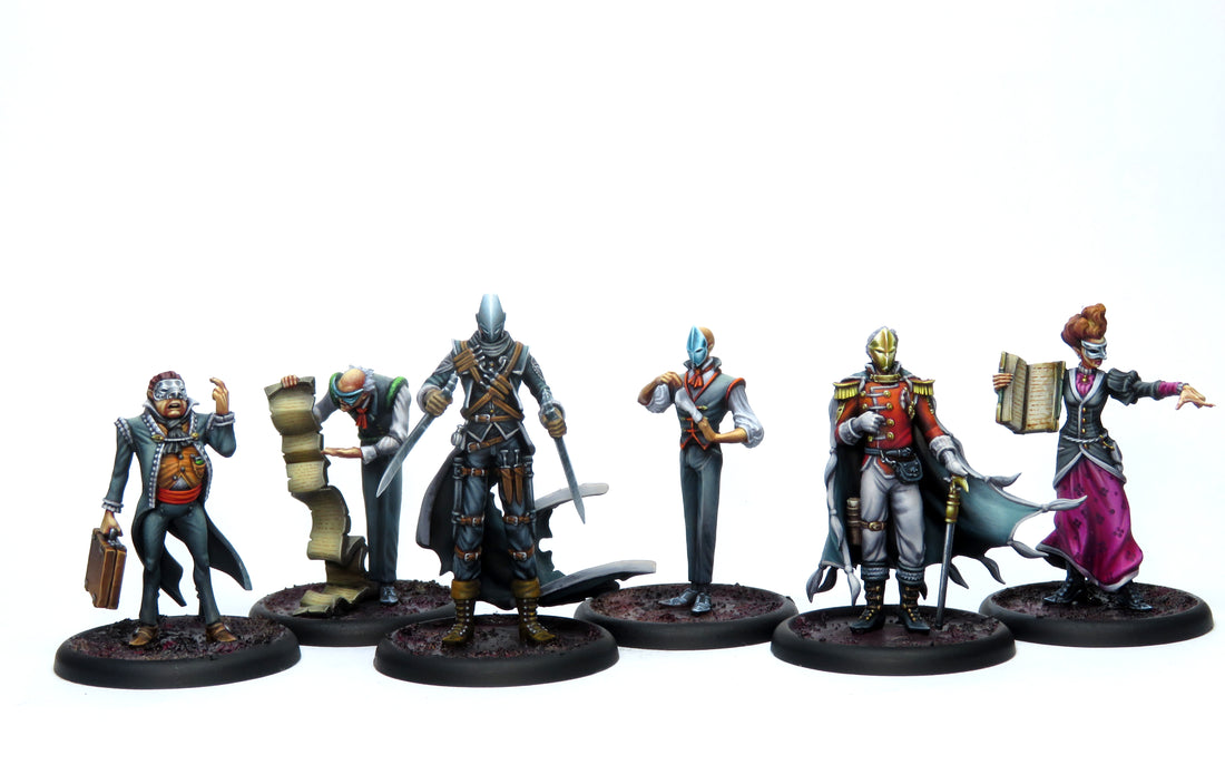 
                    
                      Lucius Core Box from Wyrd Miniatures featuring miniature figures and accessories in a collectible box set.
                    
                  