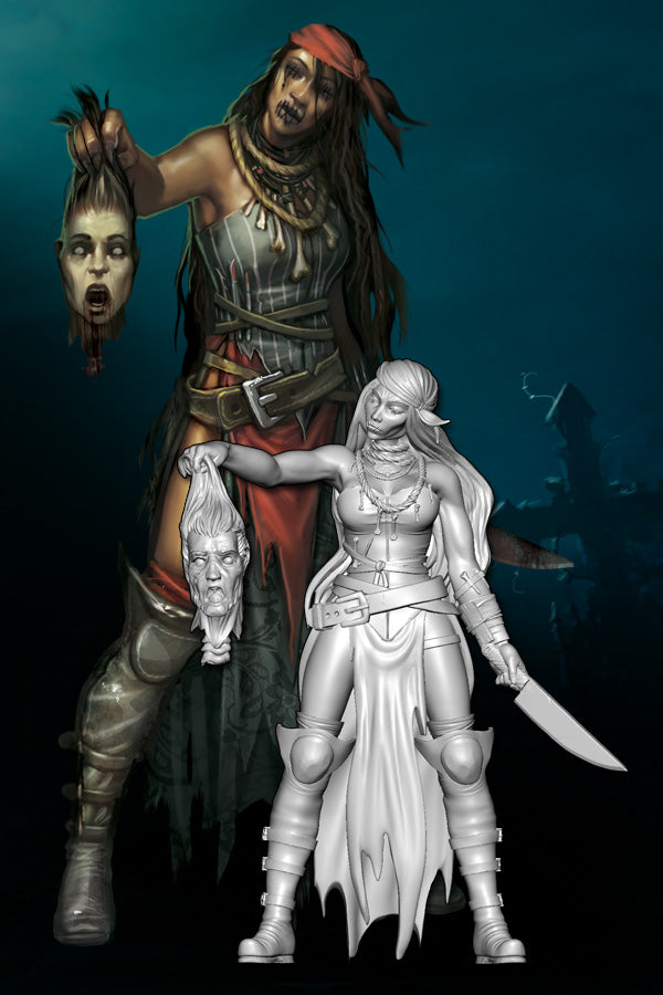 
                  
                    Nightmare Edition - Brine and Bones - Mary Bonnet (Molly) - Wyrd Miniatures - Online Store
                  
                