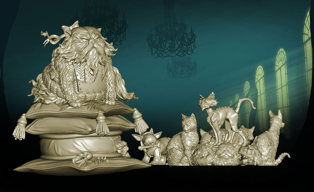 Nightmare Edition - Cat Princess - Alternative Rat King - Wyrd Miniatures - Online Store