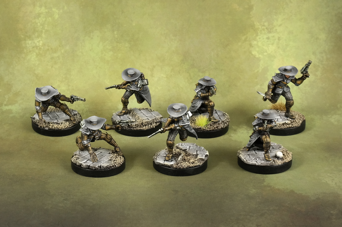 
                    
                      Wyrd Miniatures Infiltrators from The Other Side Unit Box, detailed miniatures with weapons and gear on a gaming base.
                    
                  