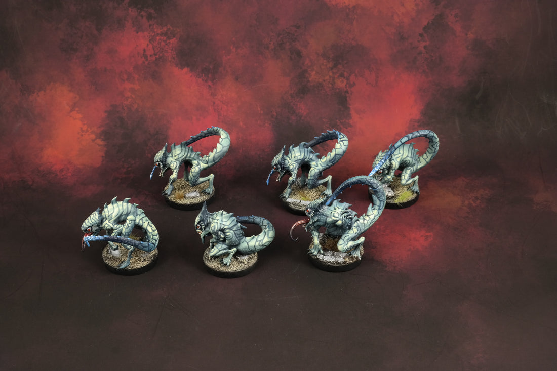 
                    
                      Wyrd Miniatures Barbed Crawlers from The Other Side Unit Box, detailed miniatures with barbed features and insect-like designs.
                    
                  