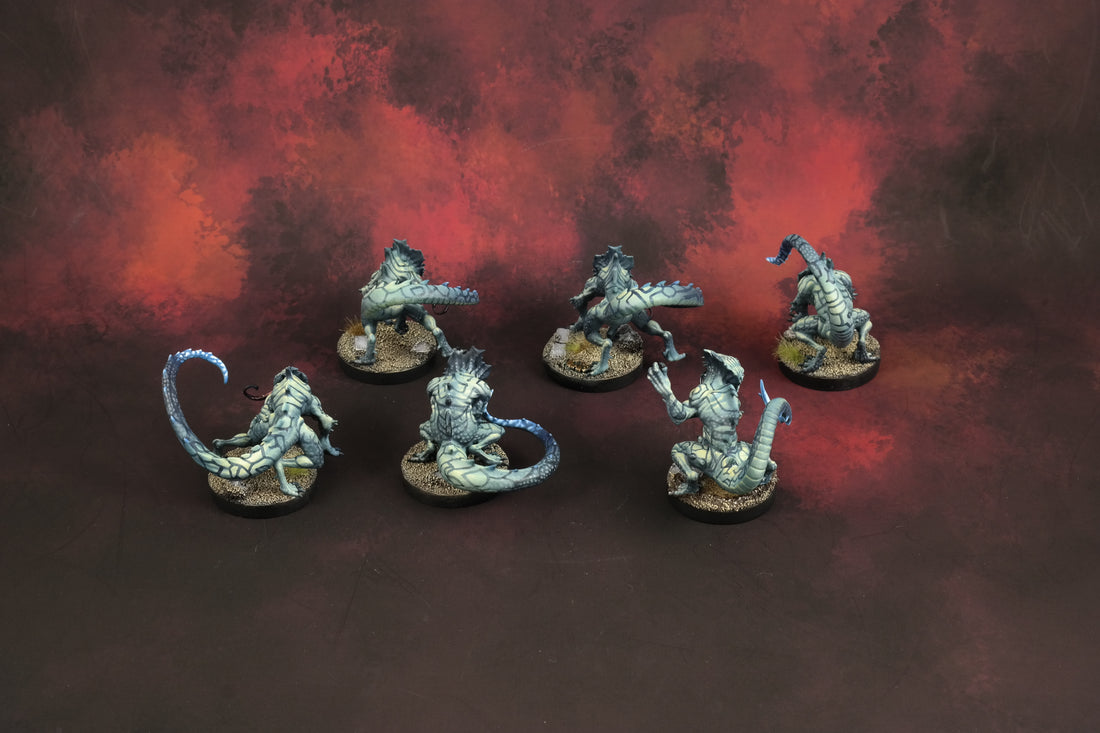 
                    
                      Wyrd Miniatures Barbed Crawlers from The Other Side Unit Box, detailed miniatures with barbed, insect-like features.
                    
                  