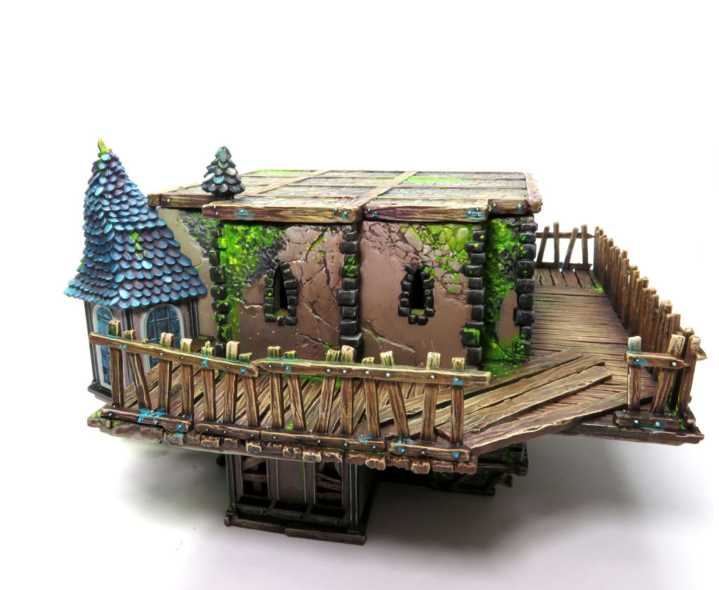 
                    
                      WyrdScapes Solarium Malifaux terrain piece featuring a futuristic, glowing structure with intricate design details.
                    
                  
