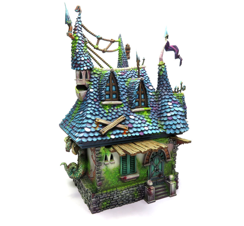 
                    
                      Wyrdscapes Haunted Spires Malifaux terrain piece featuring tall, eerie spires with gothic details for tabletop gaming.
                    
                  