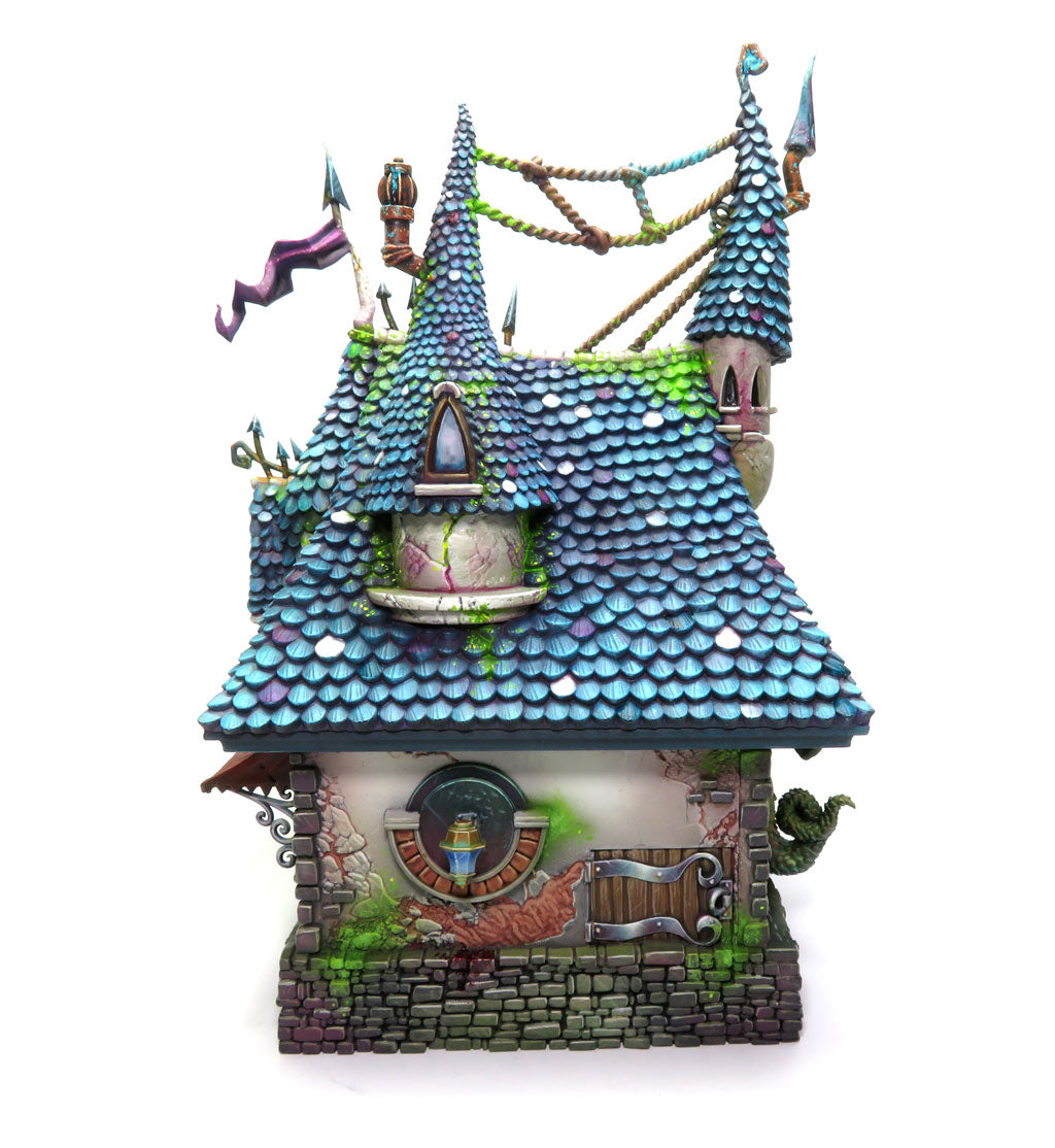 
                    
                      Malifaux terrain piece from Wyrdscapes Haunted Spires set, featuring detailed spire structures for tabletop gaming scenery.
                    
                  