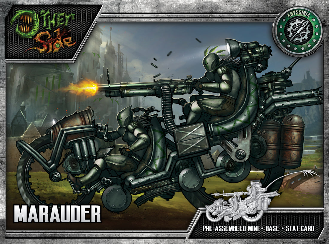 
                    
                      Front view of the Marauder The Other Side Unit Box by Wyrd Miniatures, featuring detailed miniatures and artwork.
                    
                  