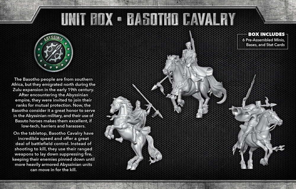 
                  
                    Load image into Gallery viewer, Basotho Calvary - Wyrd Miniatures - Online Store
                  
                