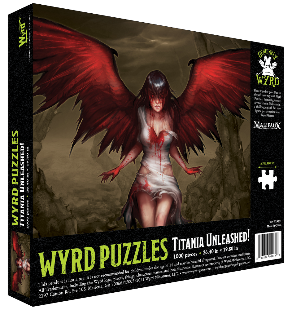 Wyrd Puzzles - Titania Unleashed - Wyrd Miniatures - Online Store