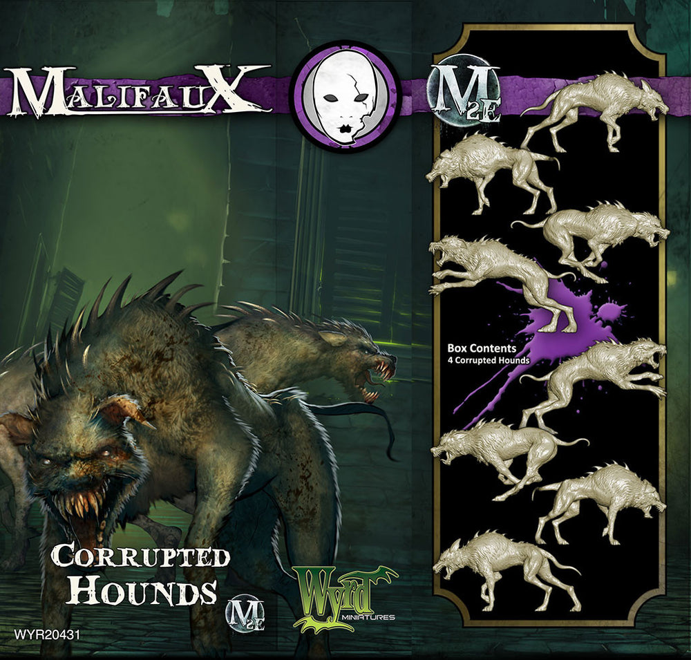 Corrupted Hounds (4 Pack) - Wyrd Miniatures - Online Store