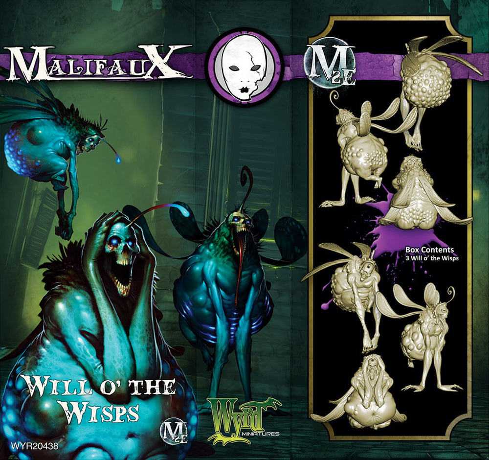 Limited Edition - Will o' the Wisps (3 Pack) - Aqua Translucent - Wyrd Miniatures - Online Store