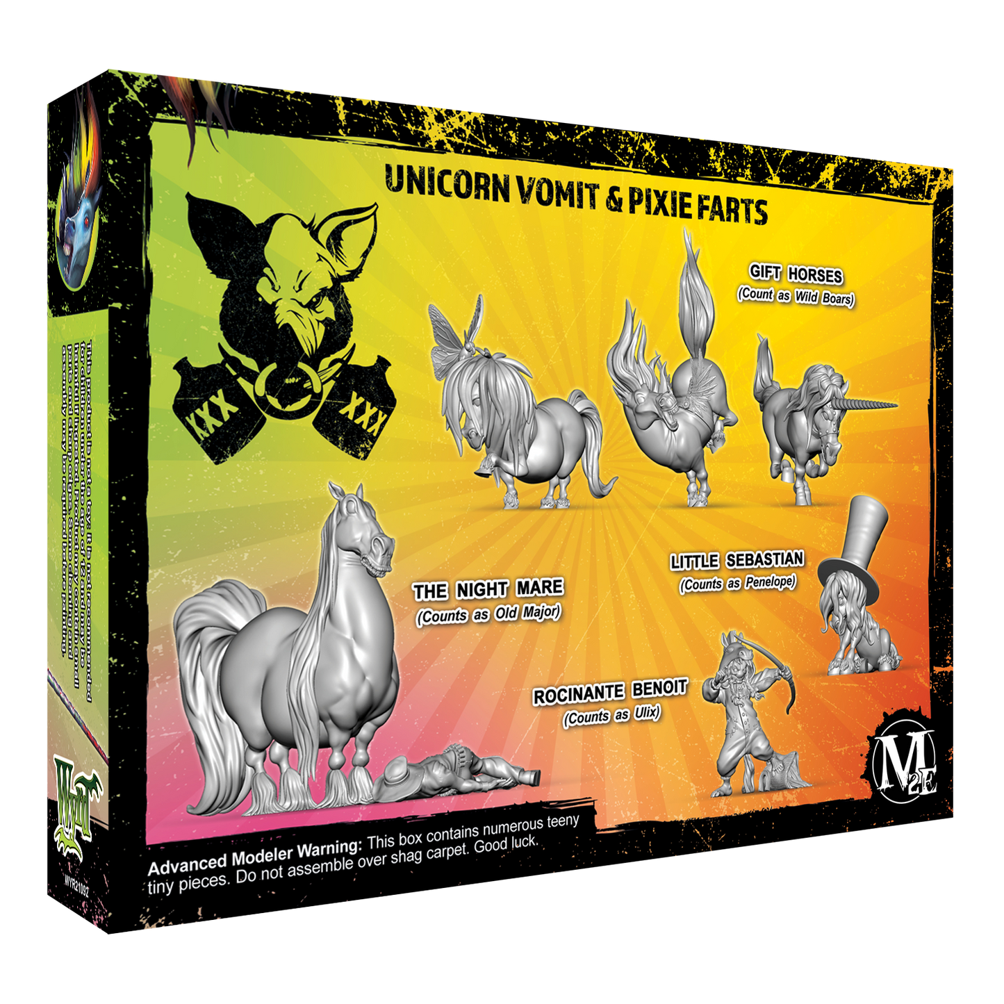Nightmare Edition - Unicorn Vomit & Pixie Farts - Rocinante Benoit (Ulix) - Wyrd Miniatures - Online Store