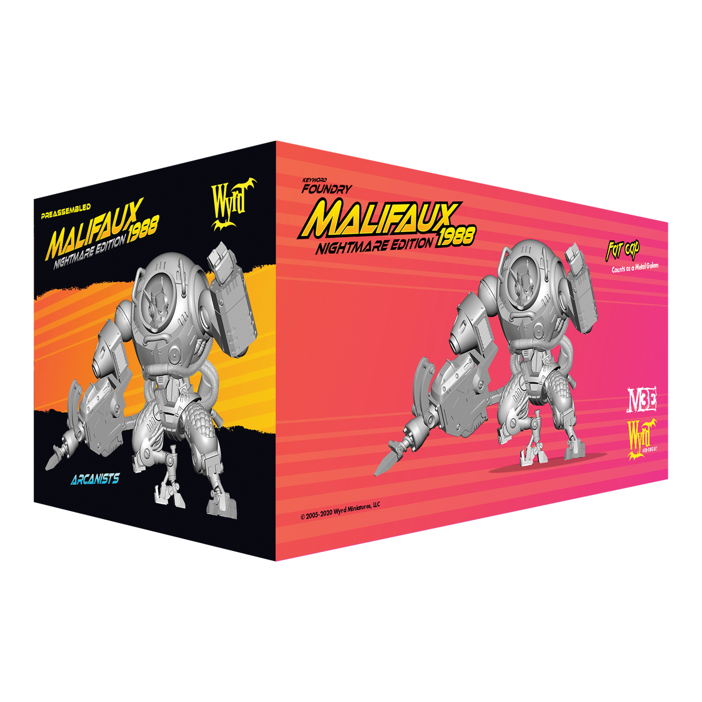 
                  
                    Nightmare Edition - Malifaux 1988 - Fat Cap - Alternative Metal Golem - Wyrd Miniatures - Online Store
                  
                